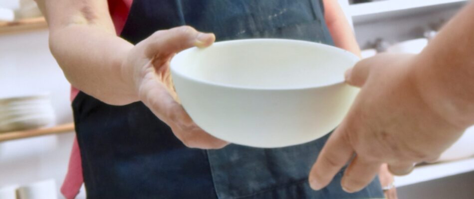 Bizcocho cerámico para convertir en fruta